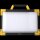 Shada Arbeitsleuchte 300832 Baustellentauglich, 80 W, 4000 K, IP54, 9200 Lumen, mit 2 Steckdosen