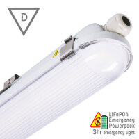Shada LED Wannenleuchte Strip 2410303, IP65, 150 cm, 47...