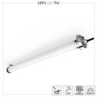 SHADA Led Wannenleuchte Strip - 1x40W 150cm 6000lm 4000K IP69K  I 2400325