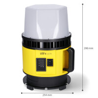 Shada Aufladbare Arbeitsleuchte 310745 baustellentauglich, IP54, 5000 K, 60 W, 6000 lm