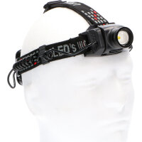 SHADA Kopflampe - 6W 400Lm IP44 3xAA - CREE Zoom I 0700342