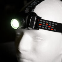 Shada Kopflampe 700342 CREE Zoom 3xAA, 400 Lumen, IP44