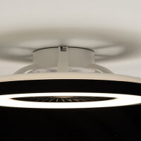 Shada Deckenleuchte mit Ventilator 800611, Ø 600 mm, 60 W, 3800 lm, 2000-4000 K, IP20, dimmbar per Fernbedienung