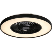 Shada Deckenleuchte mit Ventilator 800611, Ø 600 mm, 60 W, 3800 lm, 2000-4000 K, IP20, dimmbar per Fernbedienung