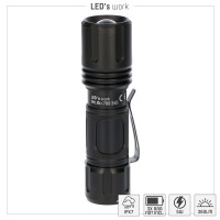 SHADA Taschenlampe - 5W 360Lm  IPX7 3x AAA - CREE Zoom I 0700345