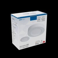 Shada Einbaustrahler 810380 Opal, Ø 100 mm, 6 W, CCT, dimmbar