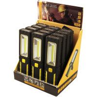 Shada LED Handlampe 700317 Batteriebetrieben, Kaltweiß 5000 K, 180 lm, mit Magnetfuß