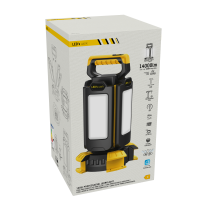 Shada NovaLight 2.0 LED Baustrahler 300737, Baustellentauglich, 120 W, 4000 K, IP54, 360 Grad, Dimmbar per App