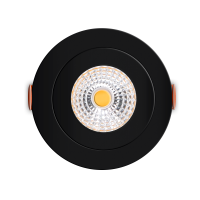 Shada LED Spot 810537 Schwarz, Dimmbar, Ø 68 mm, 4,5 W, Dim-to-Warm 2000-2700 K, IP44