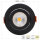 Shada LED Spot 810537 Schwarz, Dimmbar, Ø 68 mm, 4,5 W, Dim-to-Warm 2000-2700 K, IP44