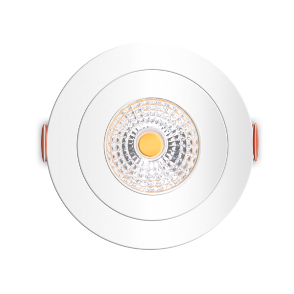 Shada LED Einbauspot 810538 Weiß, Ø 68 mm, 4,5 W, Dimmbar, Dim to Warm 2000-2700 K, IP44