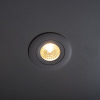 Shada LED Einbauspot 810538 Weiß, Ø 68 mm, 4,5 W, Dimmbar, Dim to Warm 2000-2700 K, IP44
