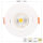 Shada LED Einbauspot 810538 Weiß, Ø 68 mm, 4,5 W, Dimmbar, Dim to Warm 2000-2700 K, IP44