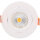 Shada LED Einbauspot 810538 Weiß, Ø 68 mm, 4,5 W, Dimmbar, Dim to Warm 2000-2700 K, IP44
