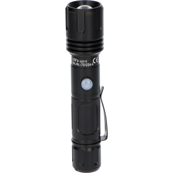 Shada CREE LED-Taschenlampe 700344 kaltweiß, 600 lm, mit Zoomfunktion