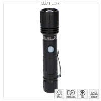 SHADA Taschenlampe - 5W 600Lm  IPX4 1x Li-ion Battery - CREE Zoom I 0700344