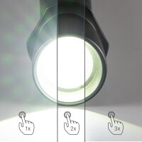 Shada Taschenlampe 700362, 900 Lumen, 6x AAA