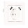 Shada Pro Charge USB-Wandsteckdose 2900135 RAL9010, 55x55 mm, 2x USB-A, 3,4 A