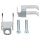 Shada Pro Charge USB-Wandsteckdose 2900135 RAL9010, 55x55 mm, 2x USB-A, 3,4 A