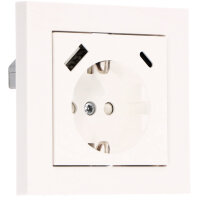 Shada Pro Charge USB-Wandsteckdose 2900137 Reinweiß...