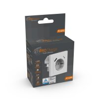 Shada Pro Charge USB-Wandsteckdose 2900137 Reinweiß RAL9010, mit USB-A und USB-C PD 3,4 A, 55x55 mm