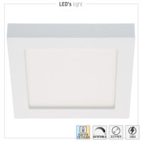 Shada Einbaustrahler 810385 Weiß, CCT, dimmbar, Ø 200 mm, 245x220 mm, 15 W, 1500 lm