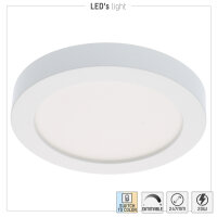 Shada Einbaustrahler 810383 Weiß, CCT, Dimmbar, 18 W, Ø 220 mm