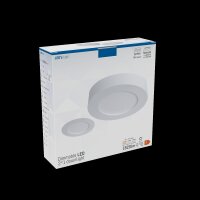 Shada Einbaustrahler 810383 Weiß, CCT, Dimmbar, 18 W, Ø 220 mm