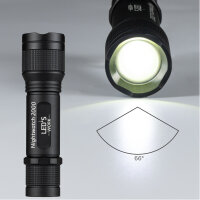 Shada LED Taschenlampe 700347 IPX6, fokussierbar, 2000 Lumen, inkl. 21700 Li-Ion Akku