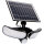 Shada Solar-Flutlicht 300414 Botshabelo Schwarz, 1000 lm, mit Bewegungsmelder