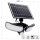Shada Solar-Flutlicht 300414 Botshabelo Schwarz, 1000 lm, mit Bewegungsmelder