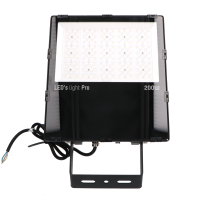 Shada LED Strahler 240074 Schwarz, 200 W, 4000 K, 26400 lm, IP66