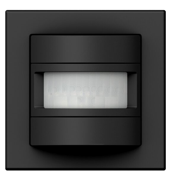 Shada PIR-Sensor-Wandschalter 191123 Schwarz, 180°, 55x55 mm