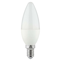 Shada LED SMD Leuchtmittel Kerze 620302 C37 E14 Opal warmweiß 2700 K, 4,5 W, 470 lm