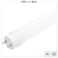 Shada LED-Röhre 610722 T8, 60 cm, 9 W, 900 lm, Kaltweiß (6500 K), 260 ° Abstrahlwinkel, mit Starter