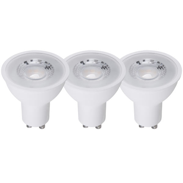 SHADA Led SMD Leuchtmittel - Spot MR16 GU10 4,5W 345lm 2700K Mattiert 38°  - 3er Sparpack I 0620312