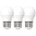Shada LED SMD Leuchtmittel Globe G45 620311 E27 opal, 3er-Pack, 2700 K warmweiß, 4,5 W, 470 lm