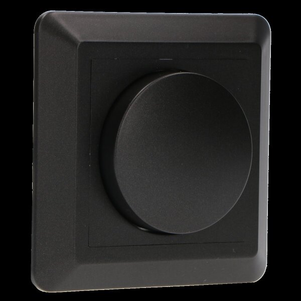 Shada Dimmer Knob 190051 Schwarz, 8,5 x 8,5 cm, mit Rahmen