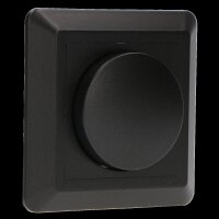 Shada Dimmer Knob 190051 Schwarz, 8,5 x 8,5 cm, mit Rahmen