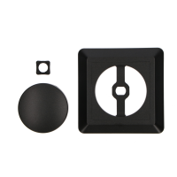 Shada Dimmer Knob 190051 Schwarz, 8,5 x 8,5 cm, mit Rahmen