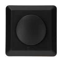 Shada Dimmer Knob 190051 Schwarz, 8,5 x 8,5 cm, mit Rahmen
