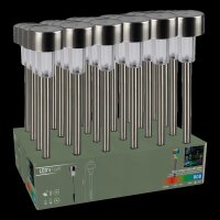 Shada Solar Außenleuchte 1000445 Rostfreier Stahl, 0 W, IP44, RGB, mit Erdspieß