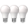 Shada LED SMD Leuchtmittel 620310 A60 E27 Opal, Warmweiß 2700 K, 3er-Pack, 8,5 W, 806 lm