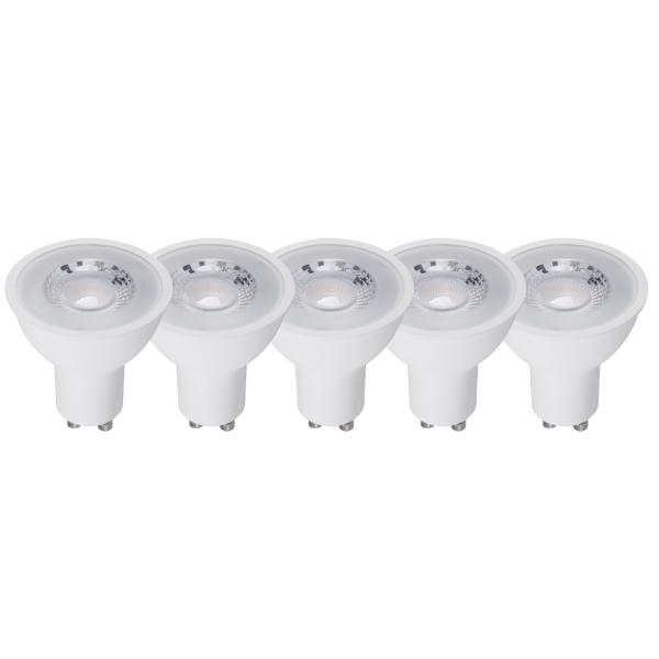 Shada SMD LED Spot MR16 GU10 620305 Mattiert, 5er-Pack, Warmweiß, 4,5 W, 345 lm