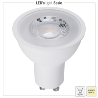 SHADA Led SMD Leuchtmittel - Spot MR16 GU10 4,5W 345lm 2700K Mattiert 38°  - 5er Sparpack I 0620305