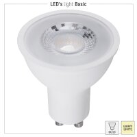 Shada SMD LED Spot MR16 GU10 620305 Mattiert, 5er-Pack, Warmweiß, 4,5 W, 345 lm