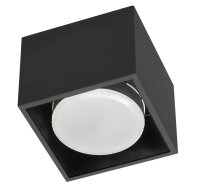 Shada Leuchte ohne Leuchtmittel 2900194 Stahl schwarz, 1x GX53, schwenkbar, IP20