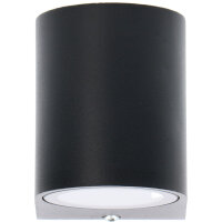 Shada Außenwandleuchte Sacramento 1000500 Schwarz, 1x GU10, IP44