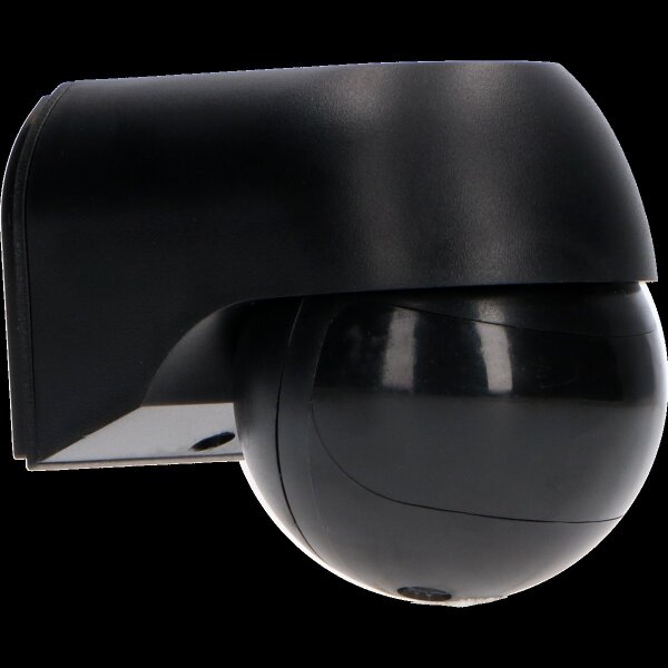 Shada PIR Wandsensor 190113 Schwarz, 180°, IP54