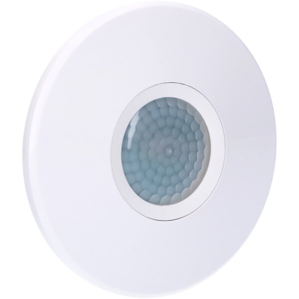 Shada PIR Deckensensor 190125 Weiß, IP20, 360° Erfassungswinkel, 8 m Reichweite